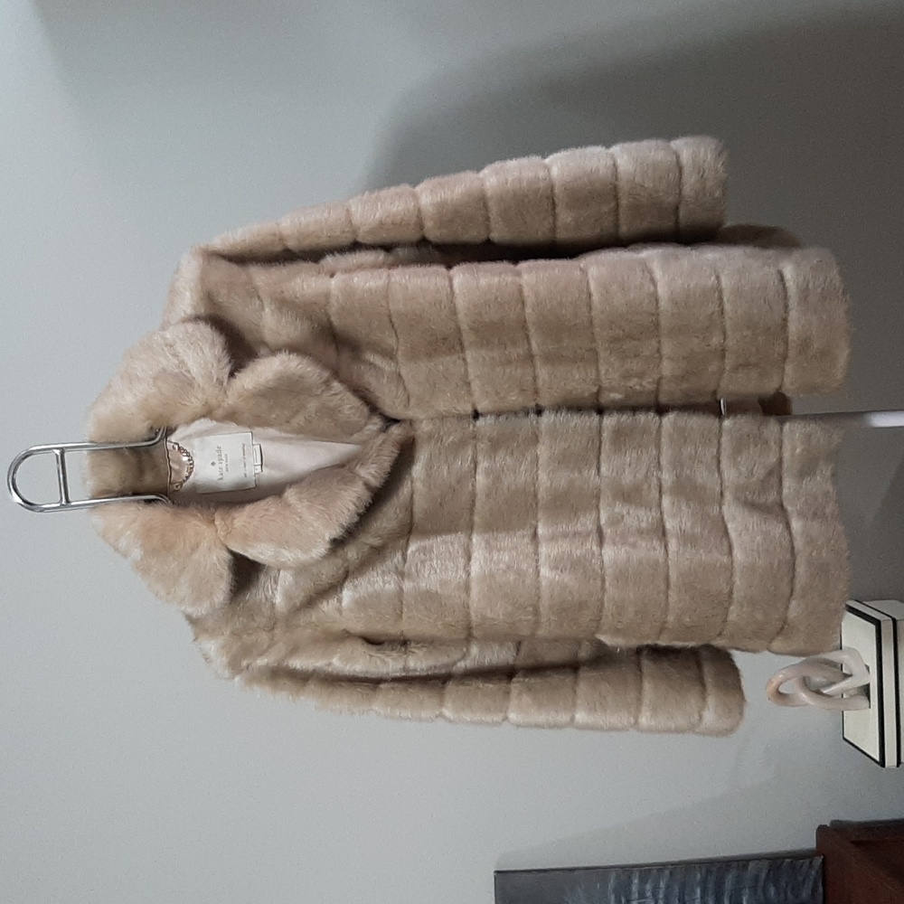 Kate Spade Cream Teddy Jacket